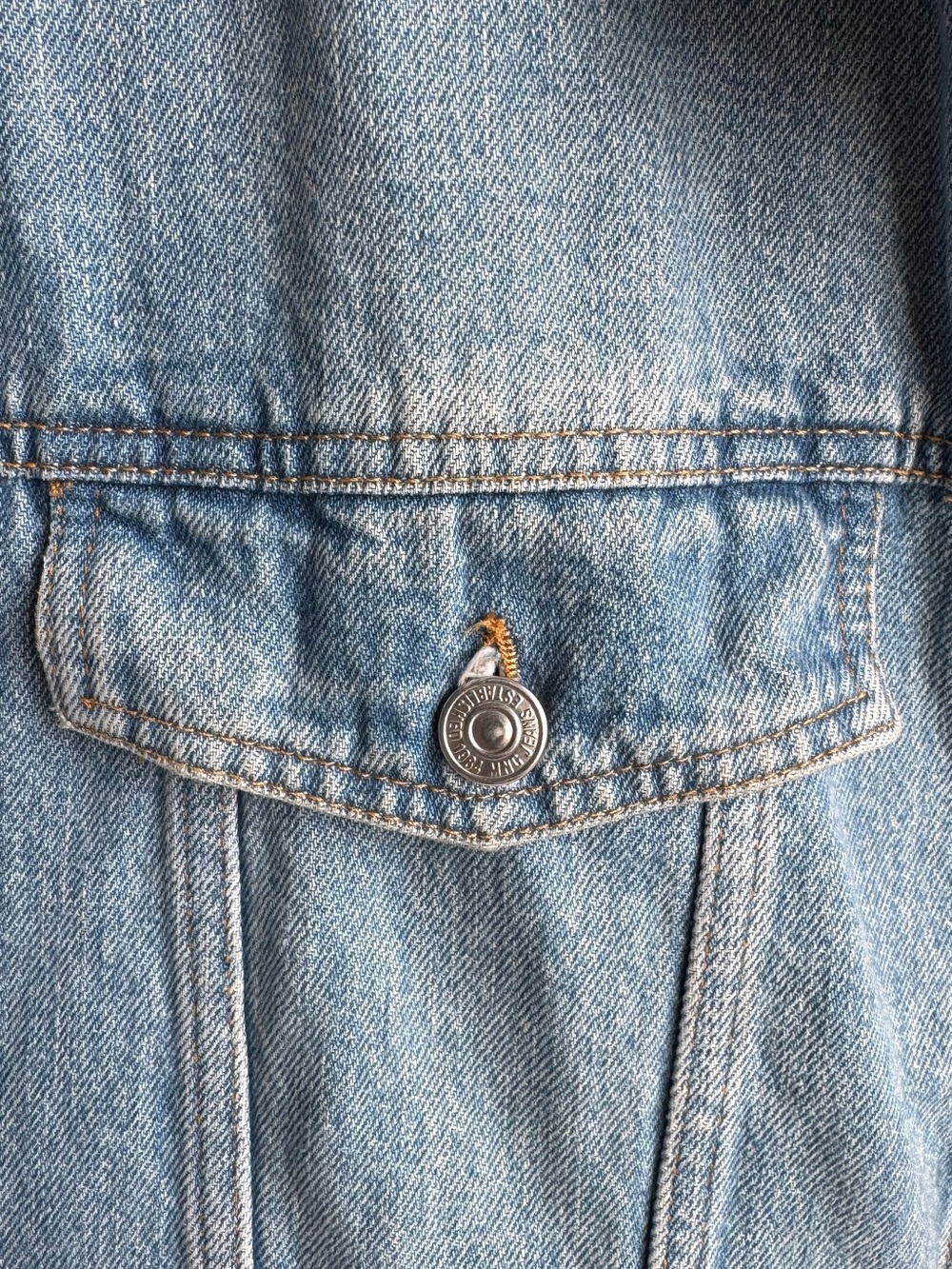 Mango MNG Light Blue Denim Jacket - women's Casual Oversized Trucker - Picture 4 of 6